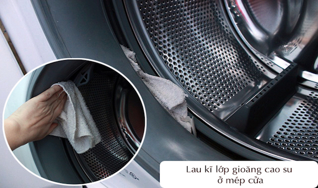 Cách vệ sinh máy giặt lồng ngang đơn giản mà hiệu quả nhất.